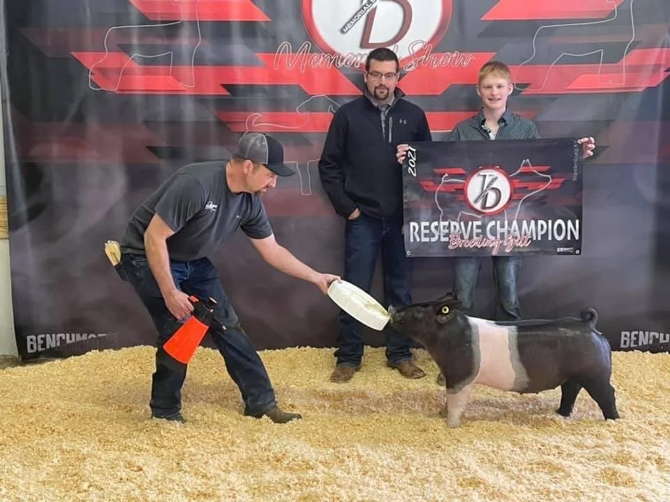 Reserve Grand Champion Gilt Troy Dupin Memorial Show