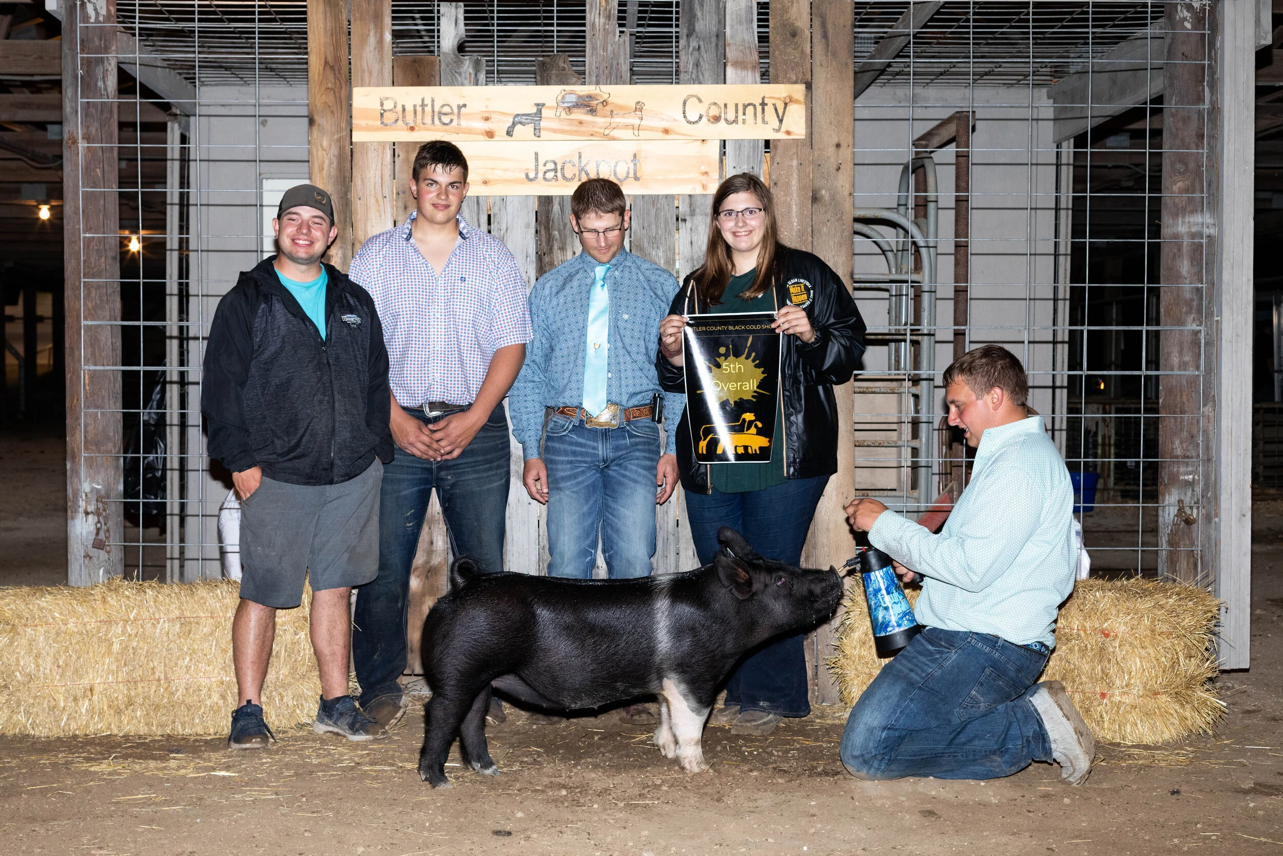 Fifth Overall Market Hog Butler County Black Gold Show