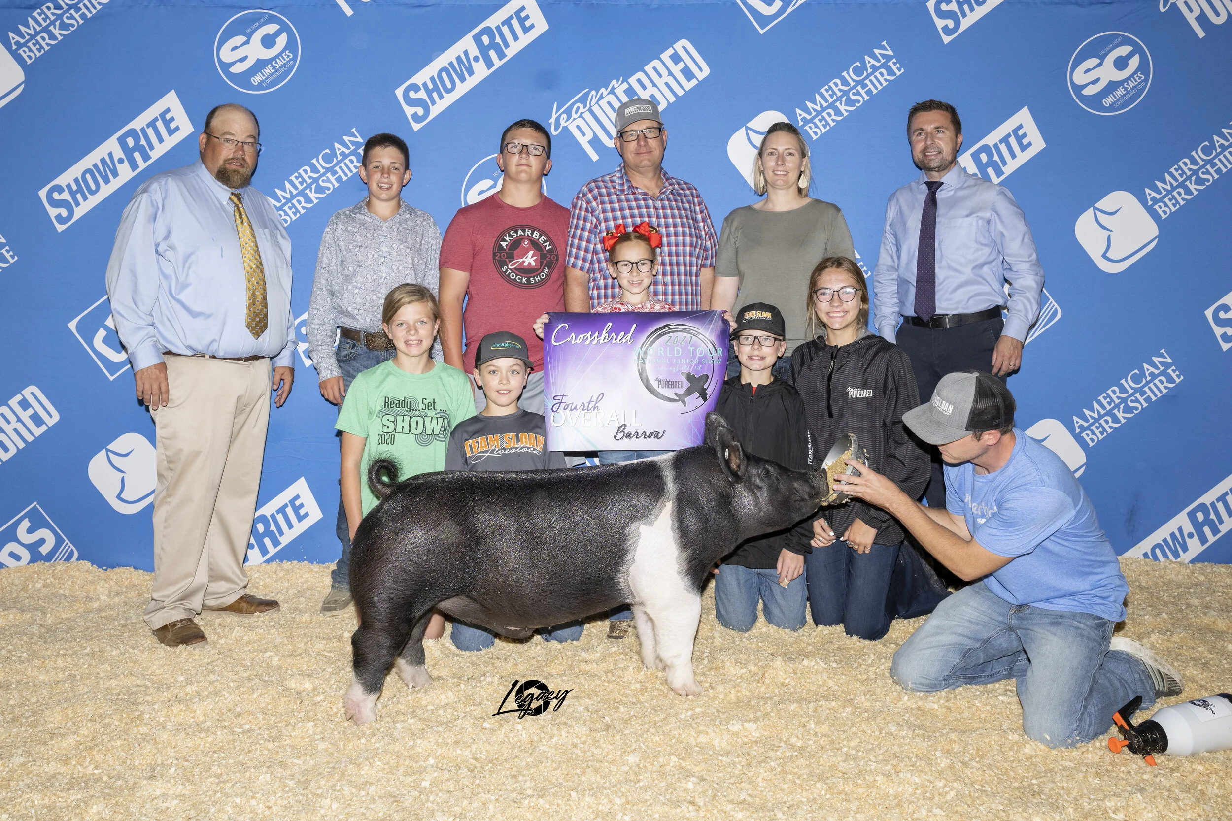 Fourth Overall Crossbred Barrow National Junior Show