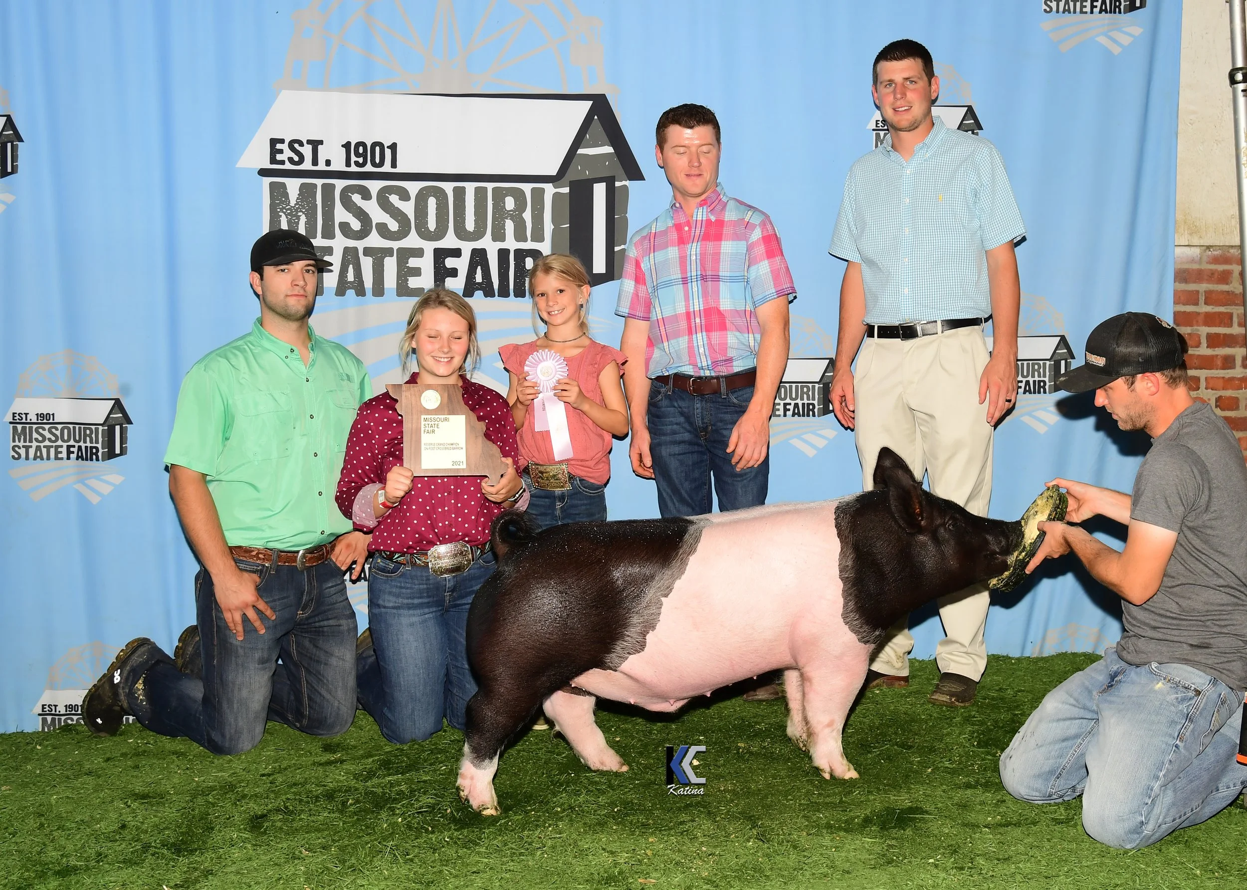 Reserve Champion Open Crossbred Barrow Missouri State Fair