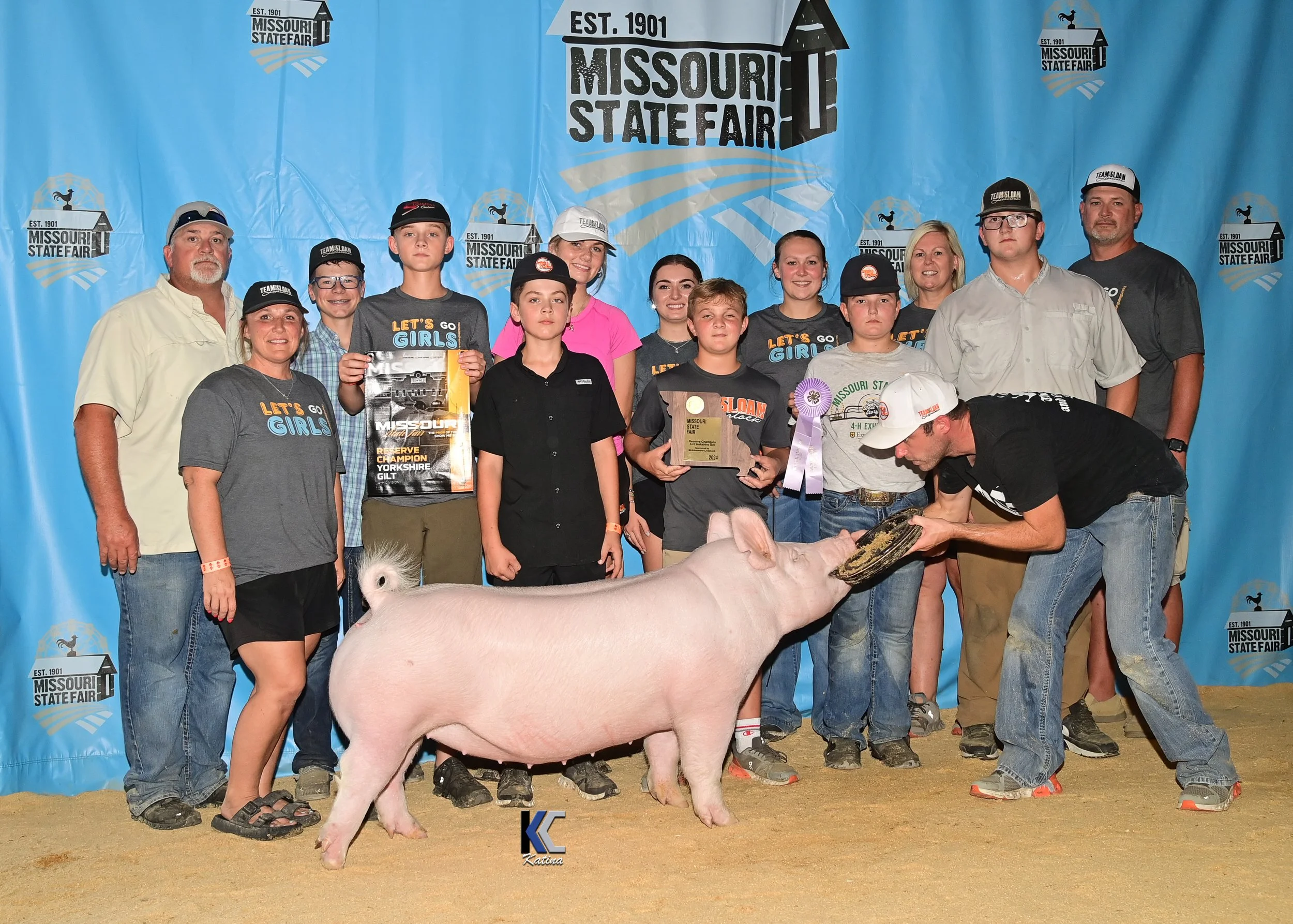 Reserve Champion 4-H Yorkshire Gilt - Missouri State Fair