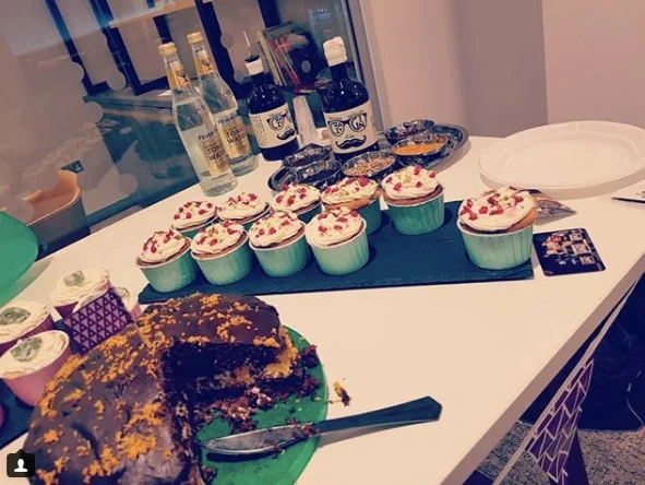 @thecrazykaur’s Crazy Gin cupcakes and Orange and chocolate cake, courtesy of an amazing Jamie Oliver recipe.