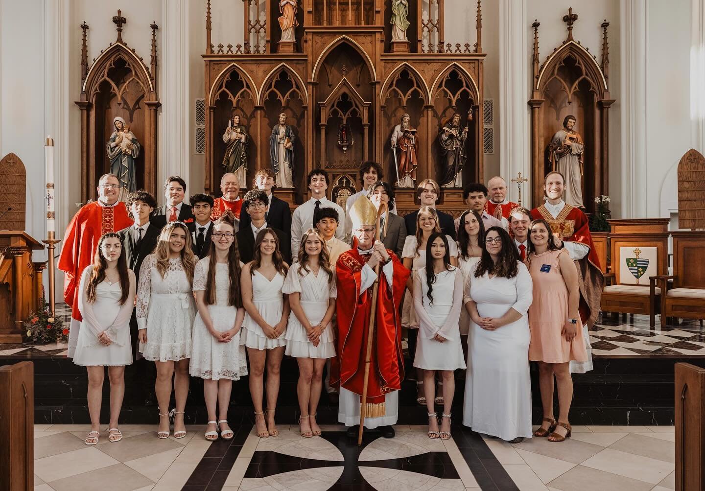 A wonderful celebration of the Sacrament of Confirmation for all our young people held on Wednesday, April 10th.

A special thanks to Bishop David Konderla for celebrating this beautiful Holy Mass!