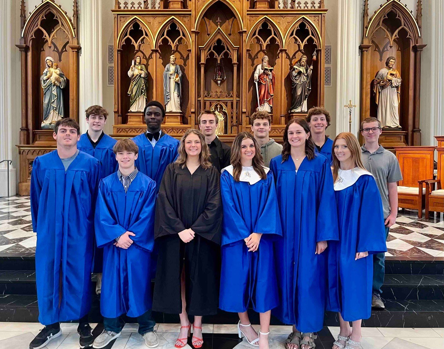 Today was &ldquo;Graduate Blessing&rdquo; day! Congratulations to all the graduating seniors of our parish community!