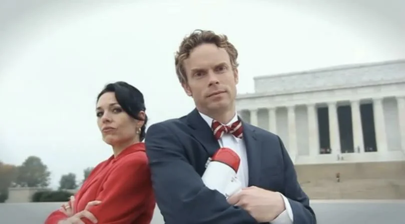 Katie and Soren in "I Ain't Funding That Sh*t"