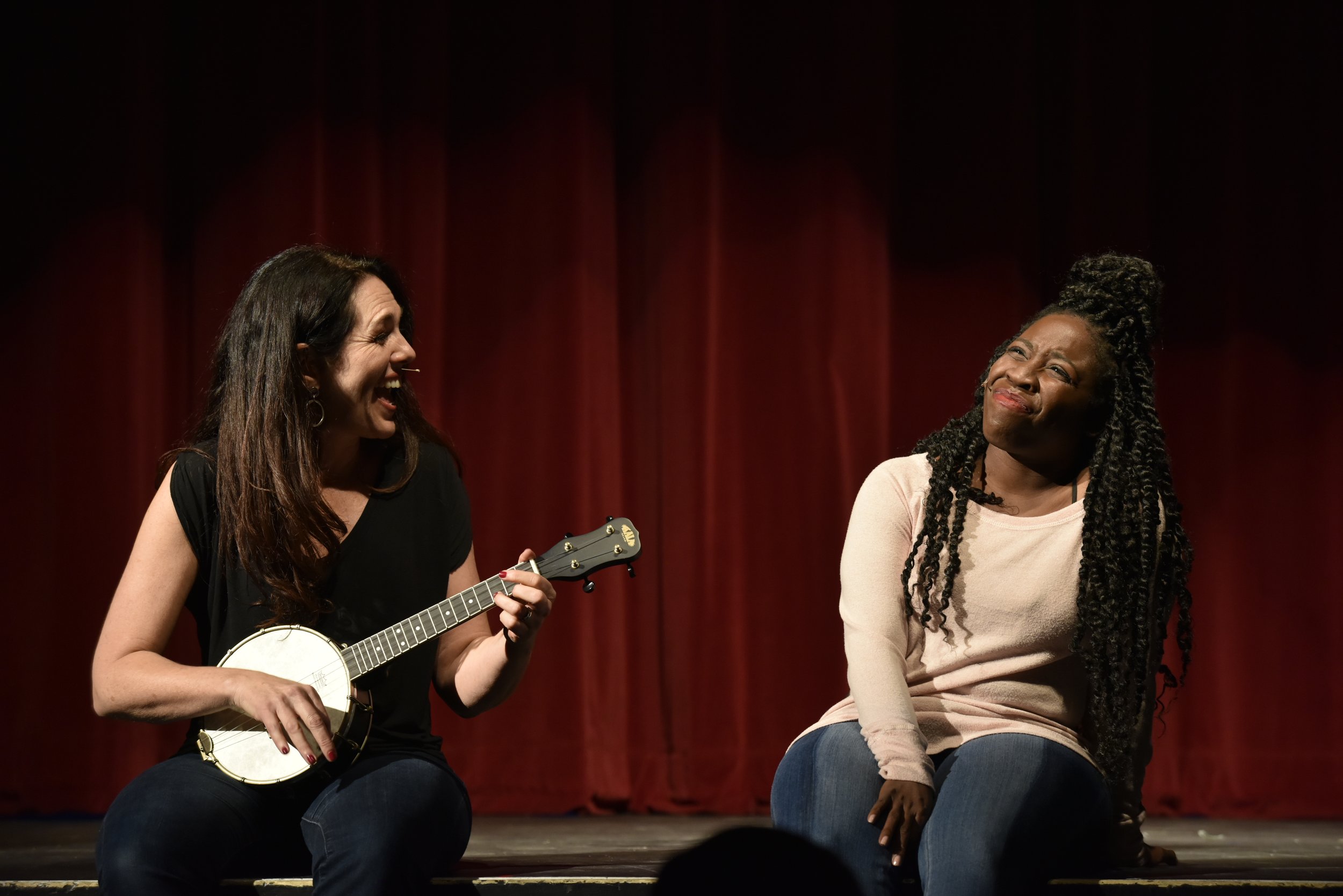 Katie Goodman and Carlita Victoria perform "That's Intersectionality"