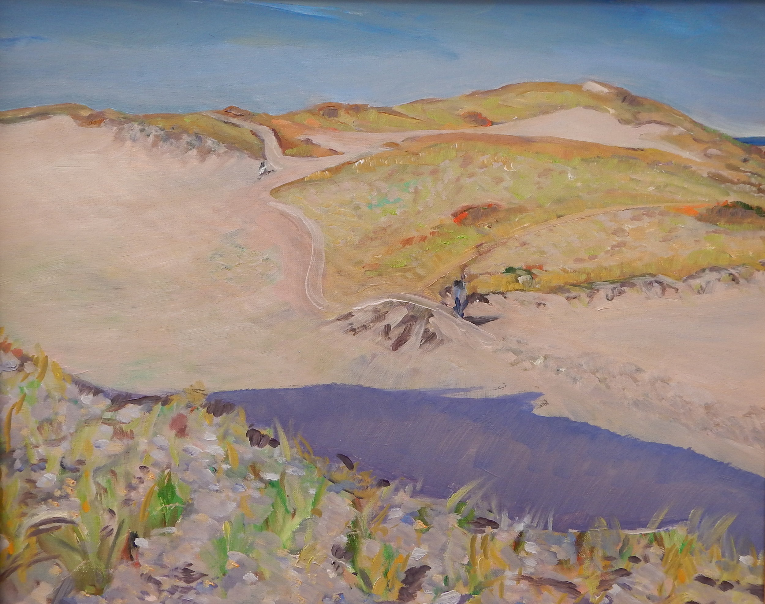  The Great Dunes (Provincetown, Cape Cod), oil on panel, 16 x 20 inches     