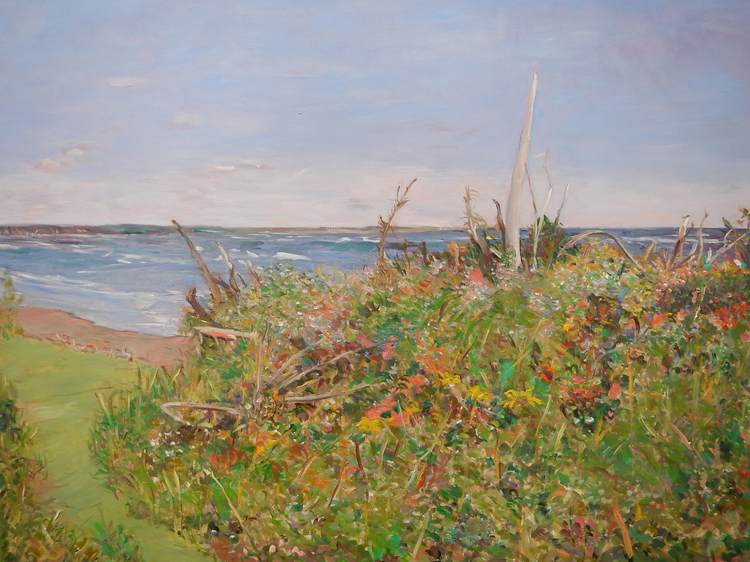  Bluffs, Prince Edward Island National Park (Brackley to Dalway), oil on canvas, 36 x 48 inches 