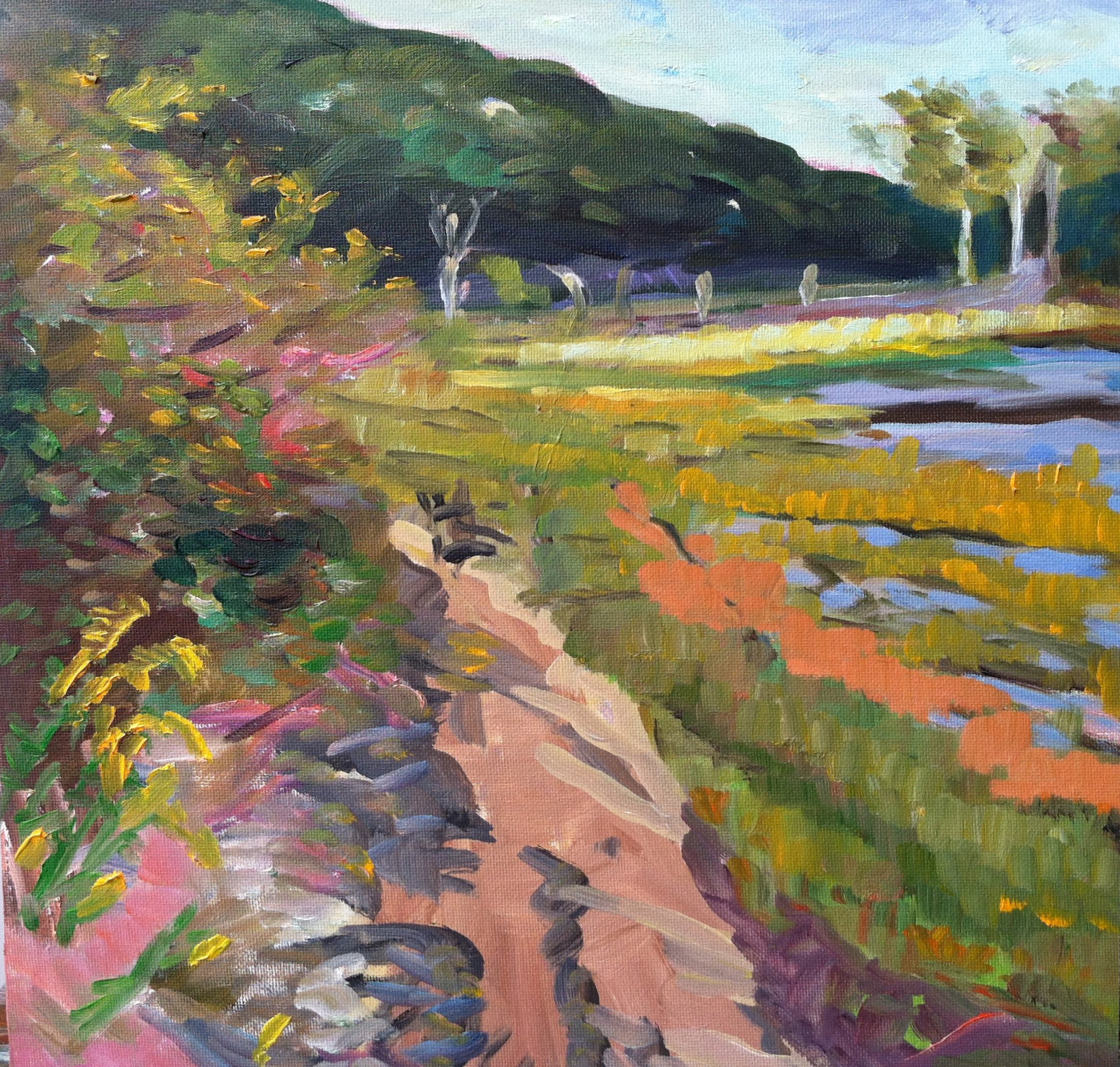  Autumn (Truro, MA), oil on panel, 12 x 12 inches 