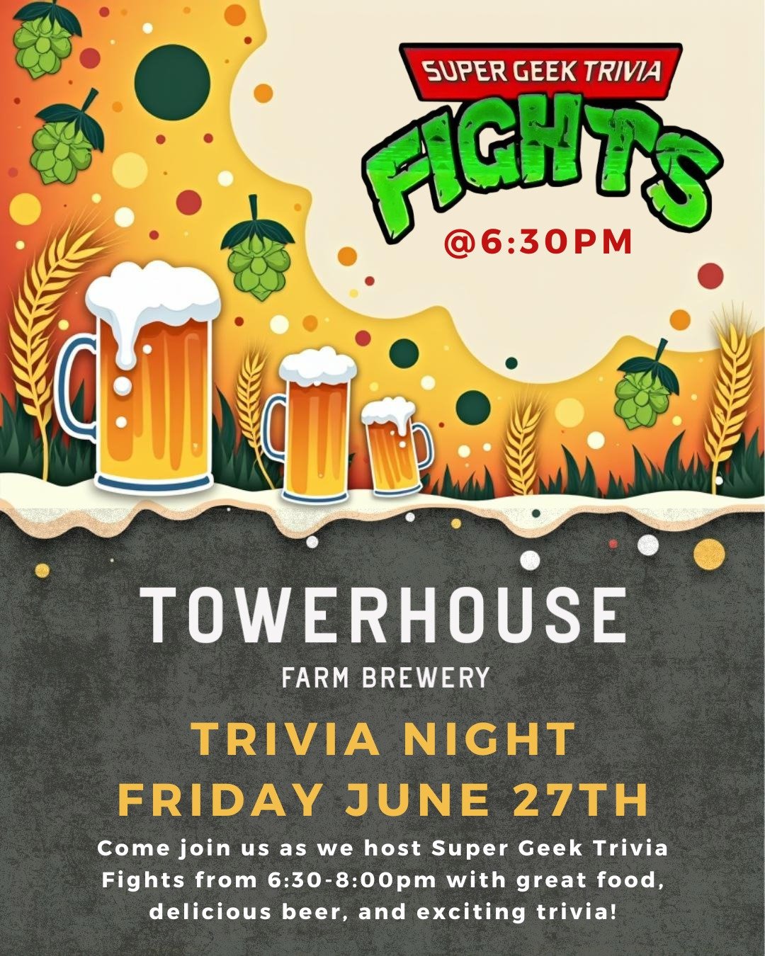 Mark your calendars because Super Geek Trivia is coming back in one week and things are about to get delightfully nerdy. Whether you're the type who knows every Star Wars detail or can recite random historical facts, this is your time to shine. Get r