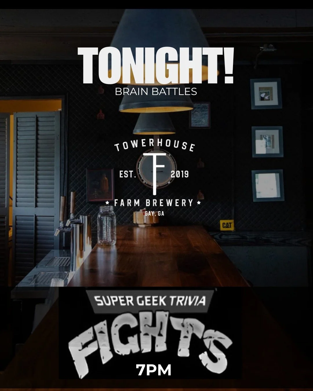 Think you&rsquo;re the ultimate geek?
Prove it at Super Geek Trivia Night tonight at 7 PM!
Grab your crew, order a pint, and test your knowledge across various topics and random facts you didn&rsquo;t know you remembered. Bragging rights await, so sh
