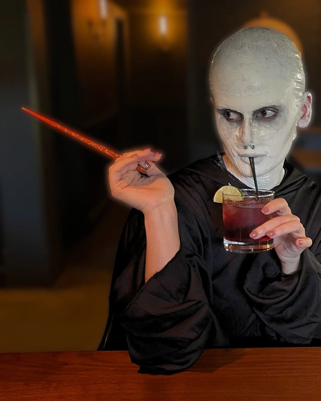 The life of Voldemort. Waiting for a table at the bar wondering why they never call your name. ⚡️🤣 Happy Halloween everyone!