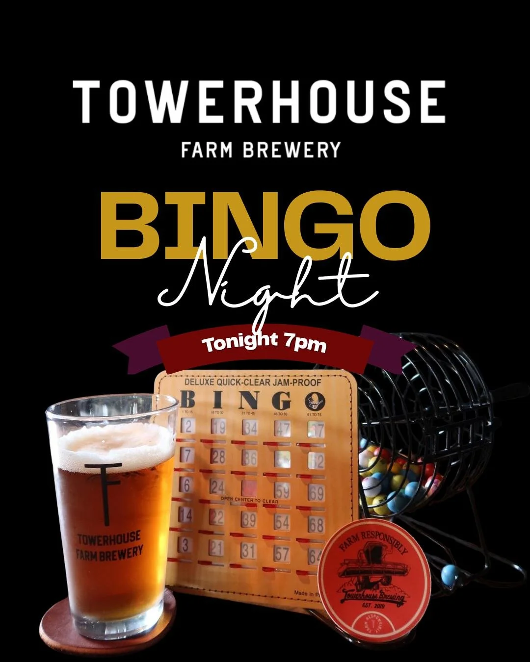 Who is ready for Bingo? Come alone, come with friends, just come! It's TFB's Thursday Bingo. Besides the great food and craft beer, we have prizes and a whole lot of fun. Tonights big prize, A Bose Flex SE Bluetooth Speaker. Bingo starts at 7pm so co