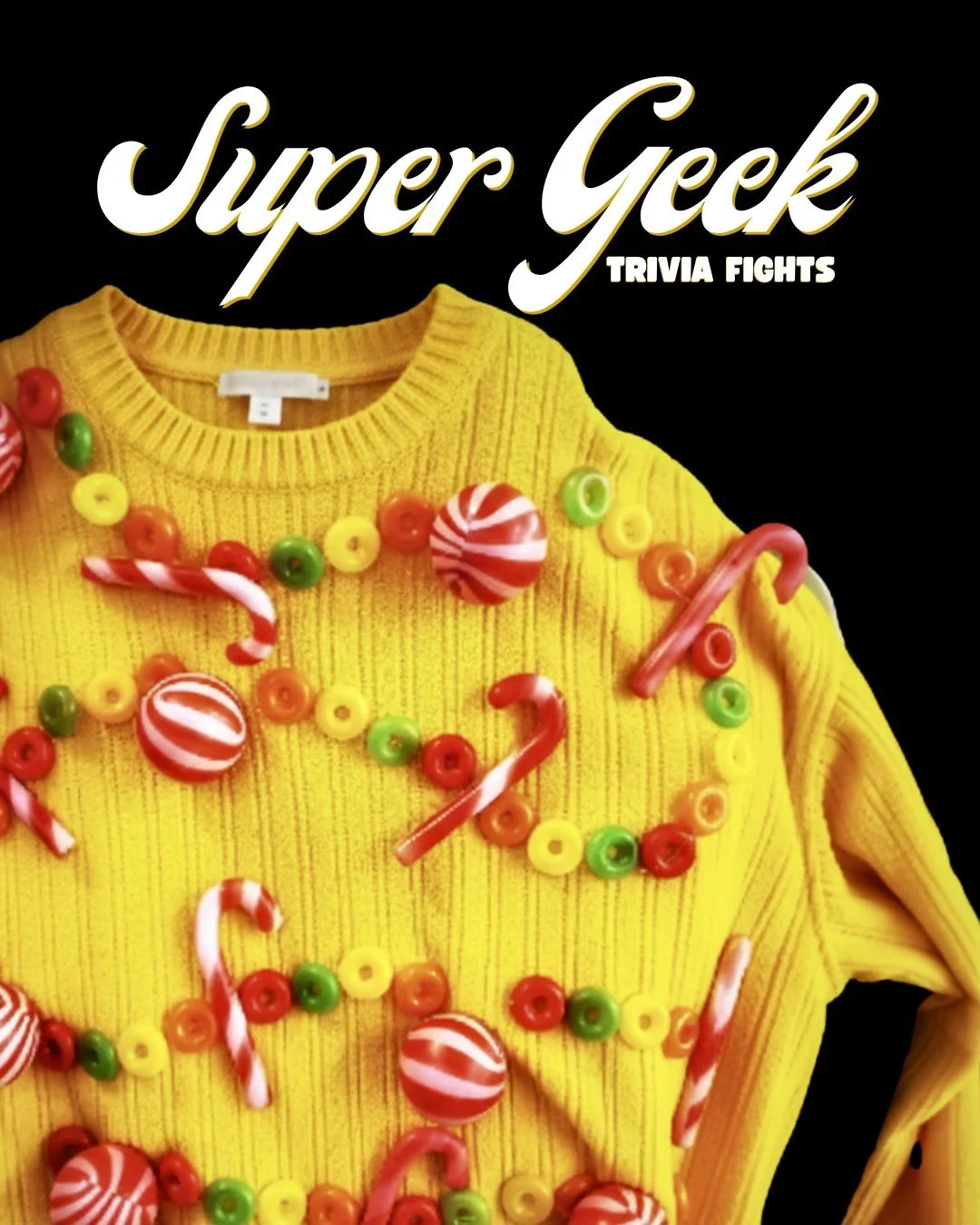 Super Geek Trivia is happening tonight at Towerhouse Farm Brewery. Ugly sweaters are encouraged. Prizes are involved.

Super Geek Trivia
7PM Friday - December, 19th 
Towerhouse Farm Brewery
Gay, Ga. 
🔗in bio