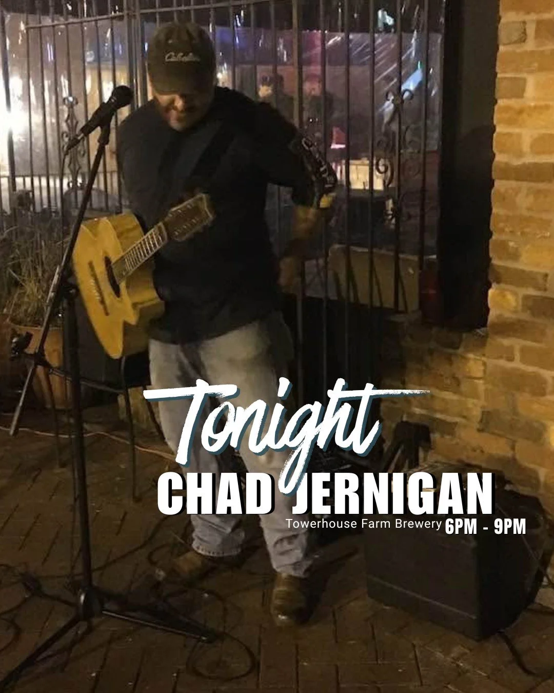 Singer-Songwriter Chad Jernigan returns tonight to perform from 6-9pm. If you like your music live, we are the place you&rsquo;ll want to be this weekend.
Come out and enjoy! 

Chad Jernigan At TFB!
6-9PM
Saturday, February 21st

Towerhouse Farm Brew