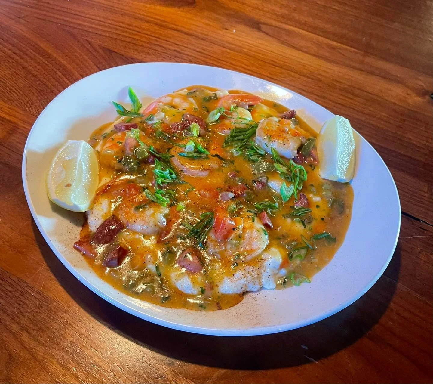 Slow-simmered, rich, and full of  soul. Shrimp &Eacute;touff&eacute;e is on the menu this weekend! Tender shrimp smothered in a velvety, deeply seasoned sauce, served over a bed of fluffy rice.

Each spoonful is buttery, savory, and just a little spi