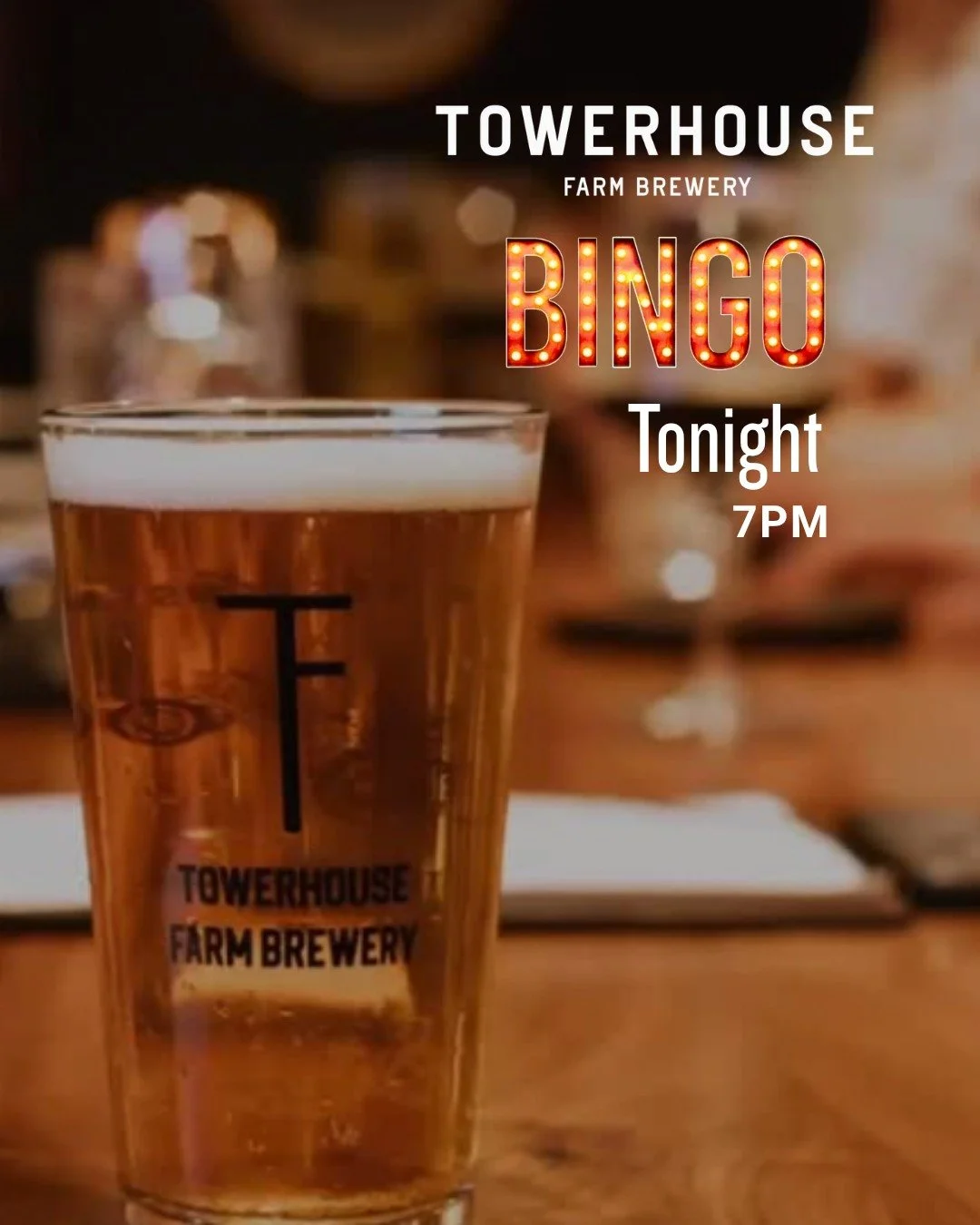 Are you in the mood for some fun? We are. Tonight is Bingo Night at Towerhouse Farm Brewery and it&rsquo;s always a good time. Come early, grab your cards, and bring a little luck with you. We&rsquo;ve got food, drinks, and plenty of prizes waiting f