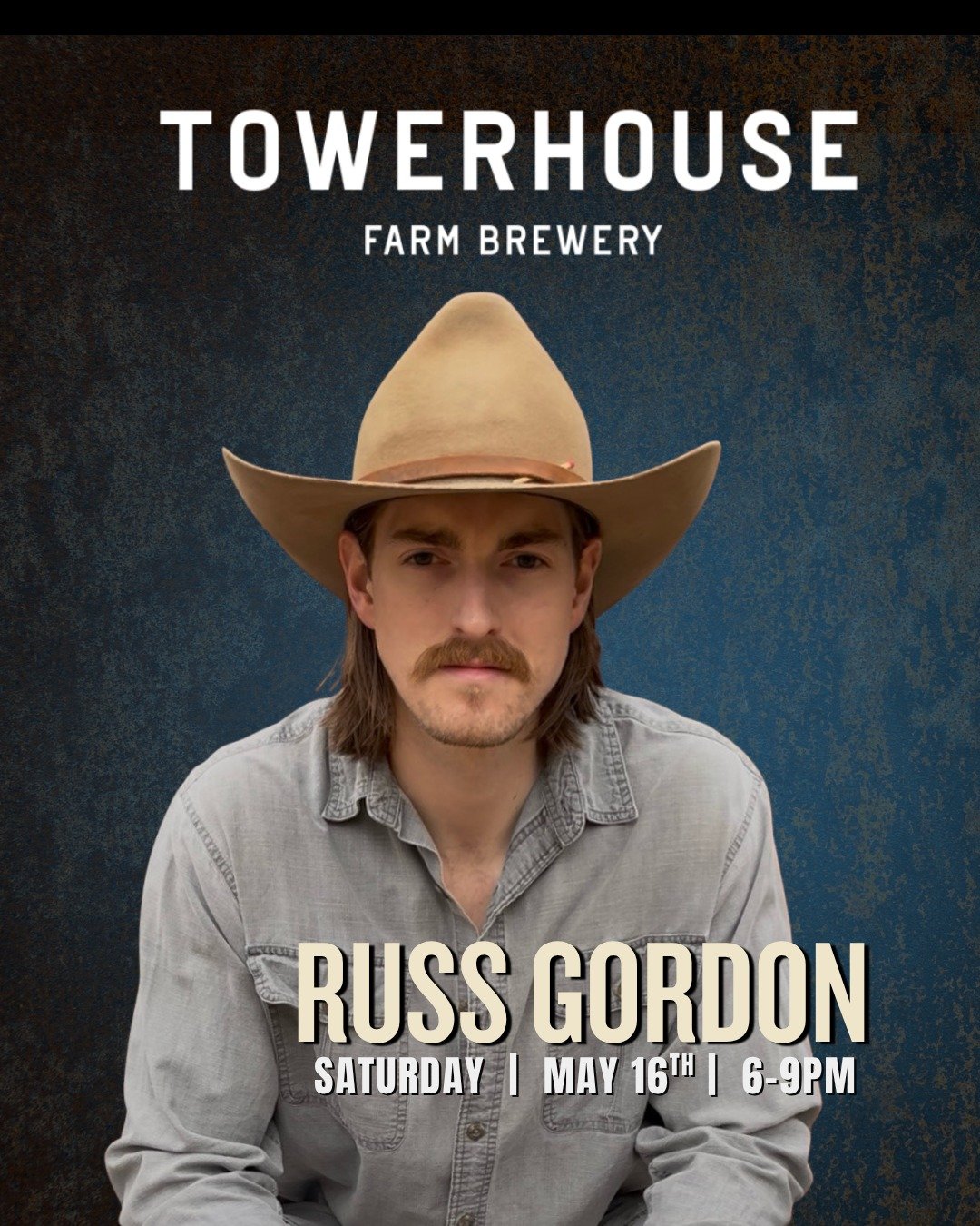 Update for this weekend at TFB!
This weekend we have Russ Gordon performing live at Towerhouse Farm Brewery. Saturday come enjoy a couple cold ones while kicking back listening to this local singer - songwriter. Russ will be playing from 6-9pm.

The 