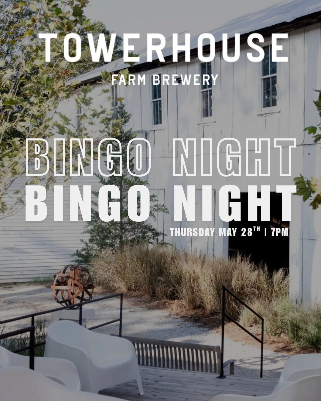 Bingo is back this Thursday night! Bring your friends, grab your cards and and let's see who fills theirs first. 

Bingo 7pm
Towerhouse Farm Brewery
Gay, Ga
🔗 In bio