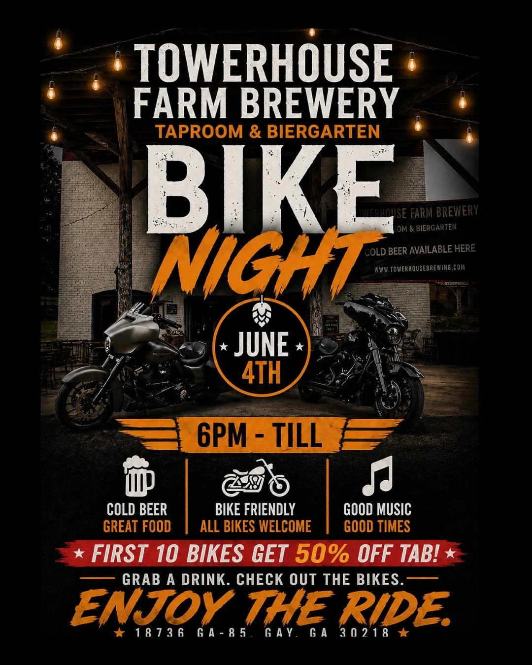 Next weekend there is going to be a lot of great activity on the grounds and at the brewery!

Thursday June 4th - It's bike night at the Brewery! Pull up at 6pm.

Saturday June 6th- The Annual Great American Car Show returns to the fairgrounds. Incre