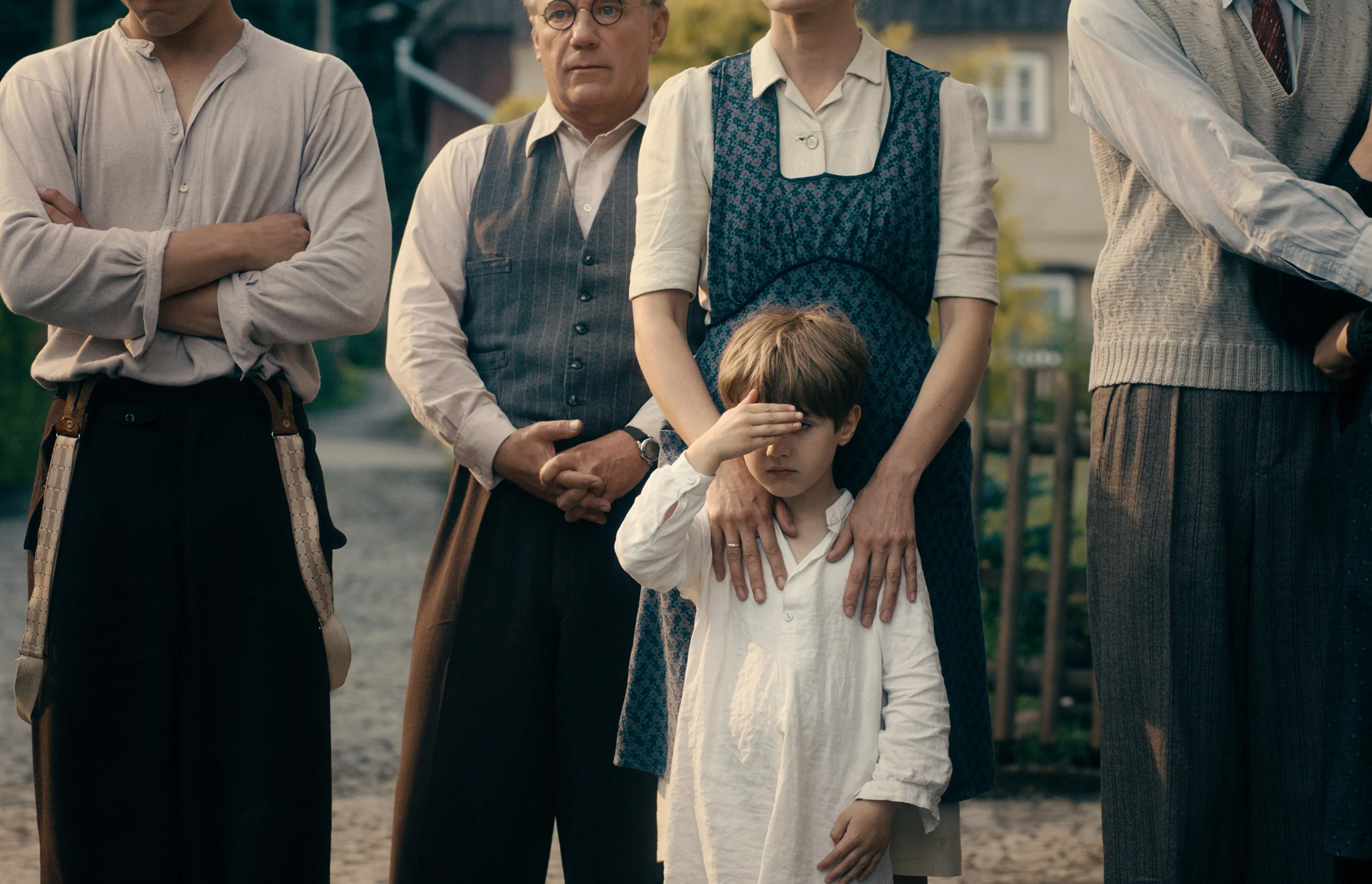 The artist as a boy in Nazi Germany, with his family.