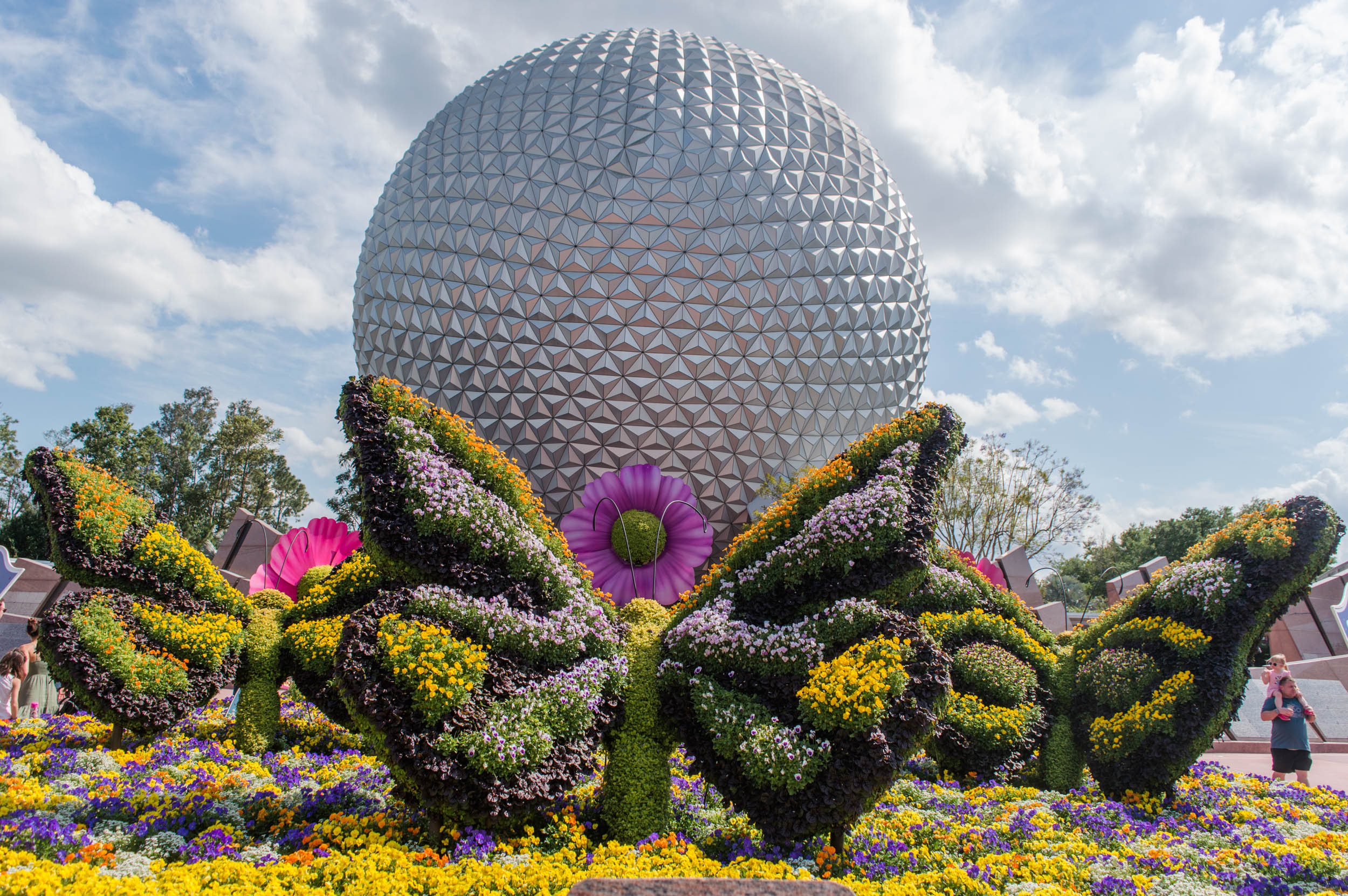Epcot during it’s Flower & Garden Festival