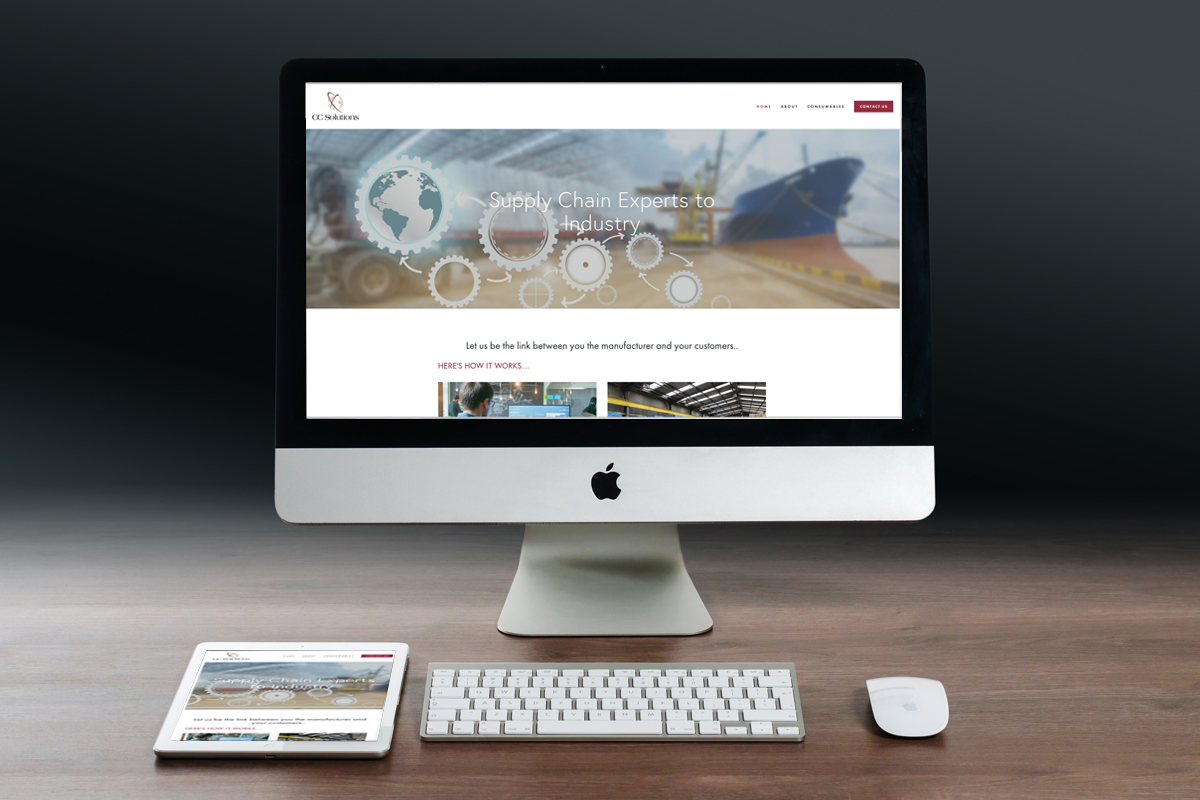 We created a new website for CC Solutions, Falkrik.
