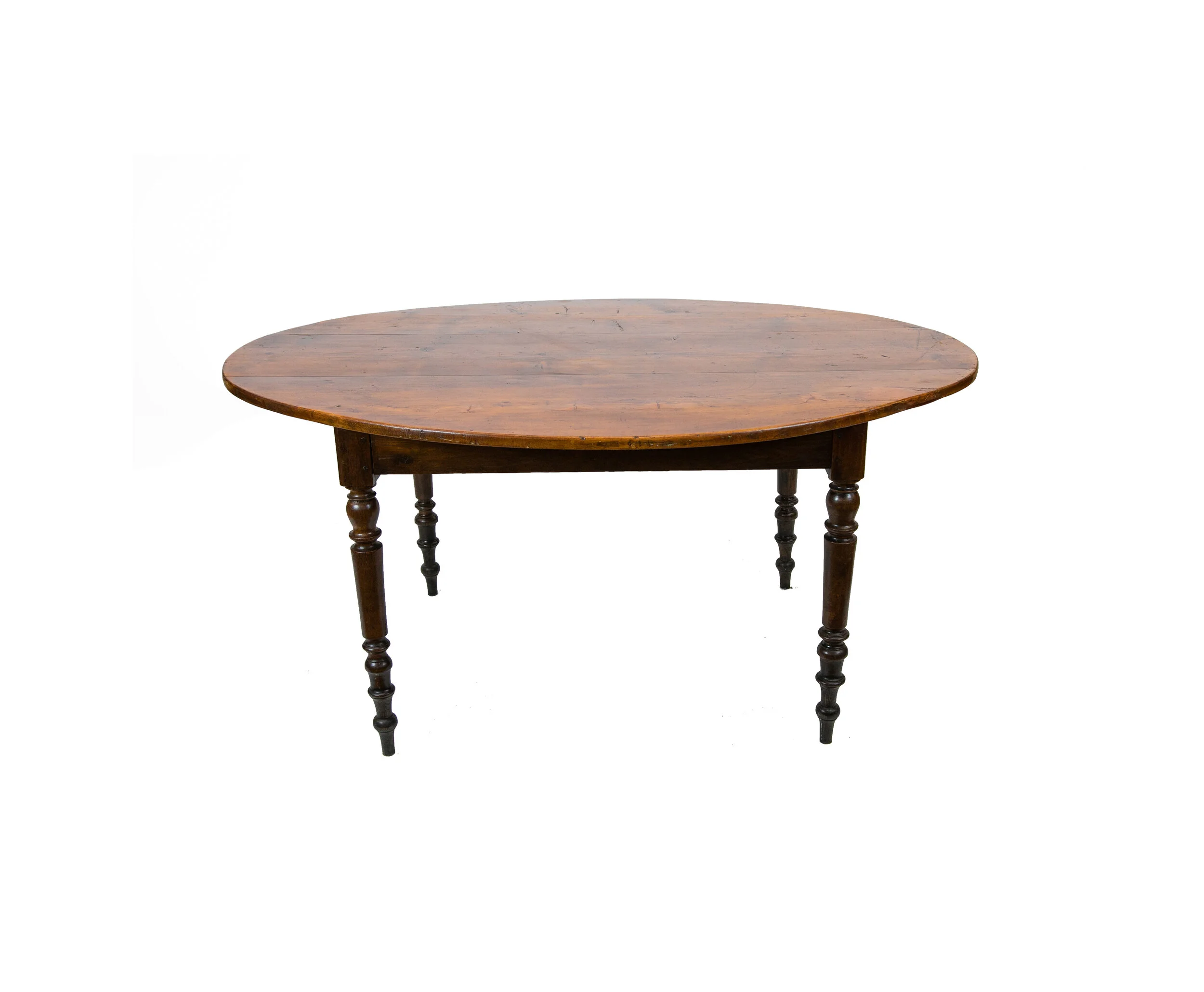 English Oval Pine Kitchen Table