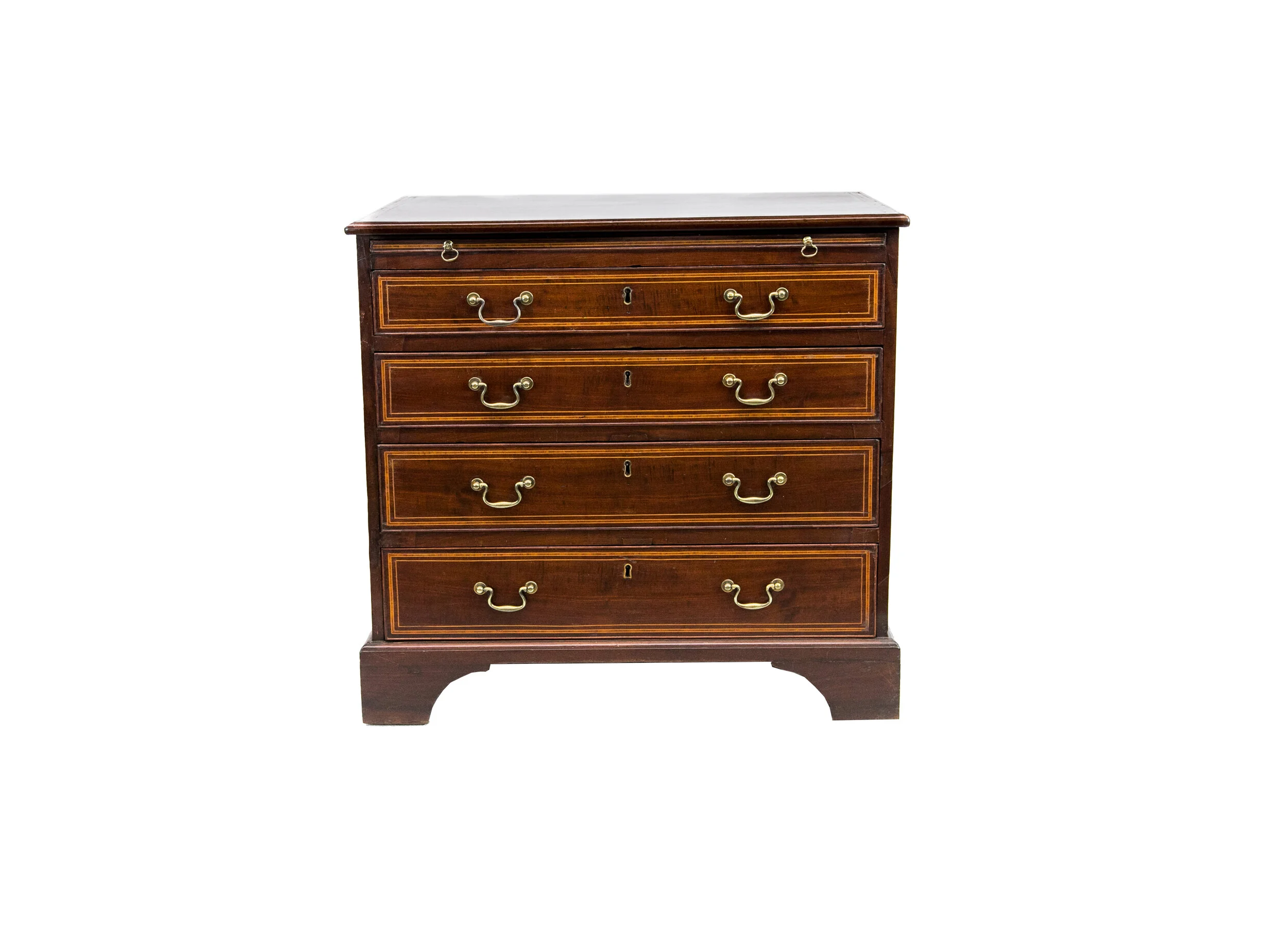 English George III Inlaid Bachelor's Chest