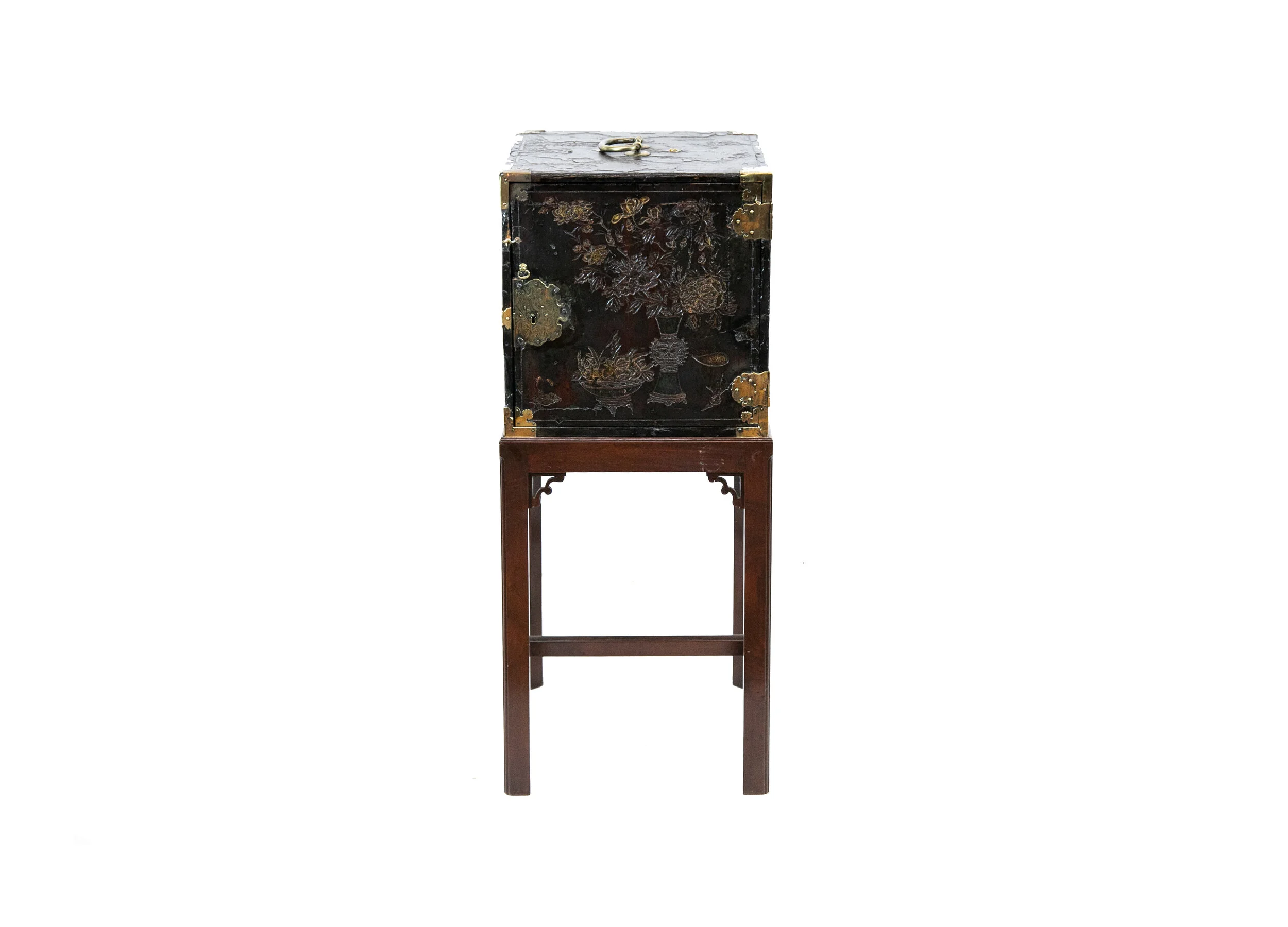 Fitted Chinoiserie Chest on Stand