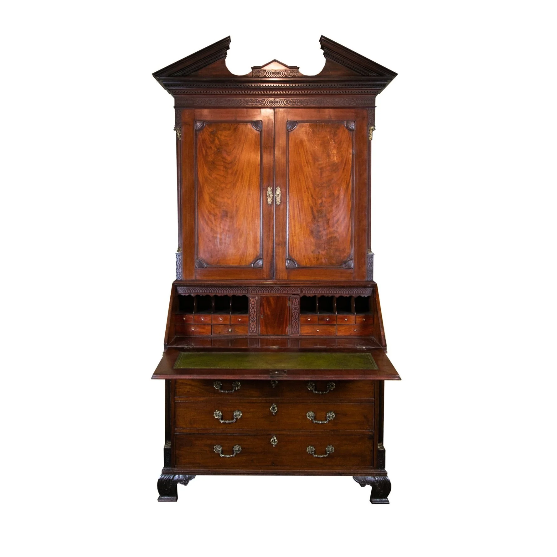 18th Century English Mahogany Secretary