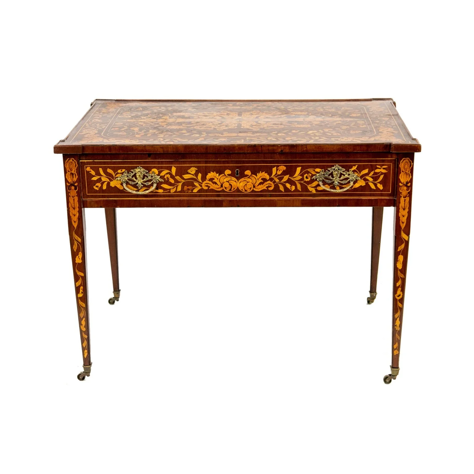 Early 19th Century Dutch Marquetry Center Table