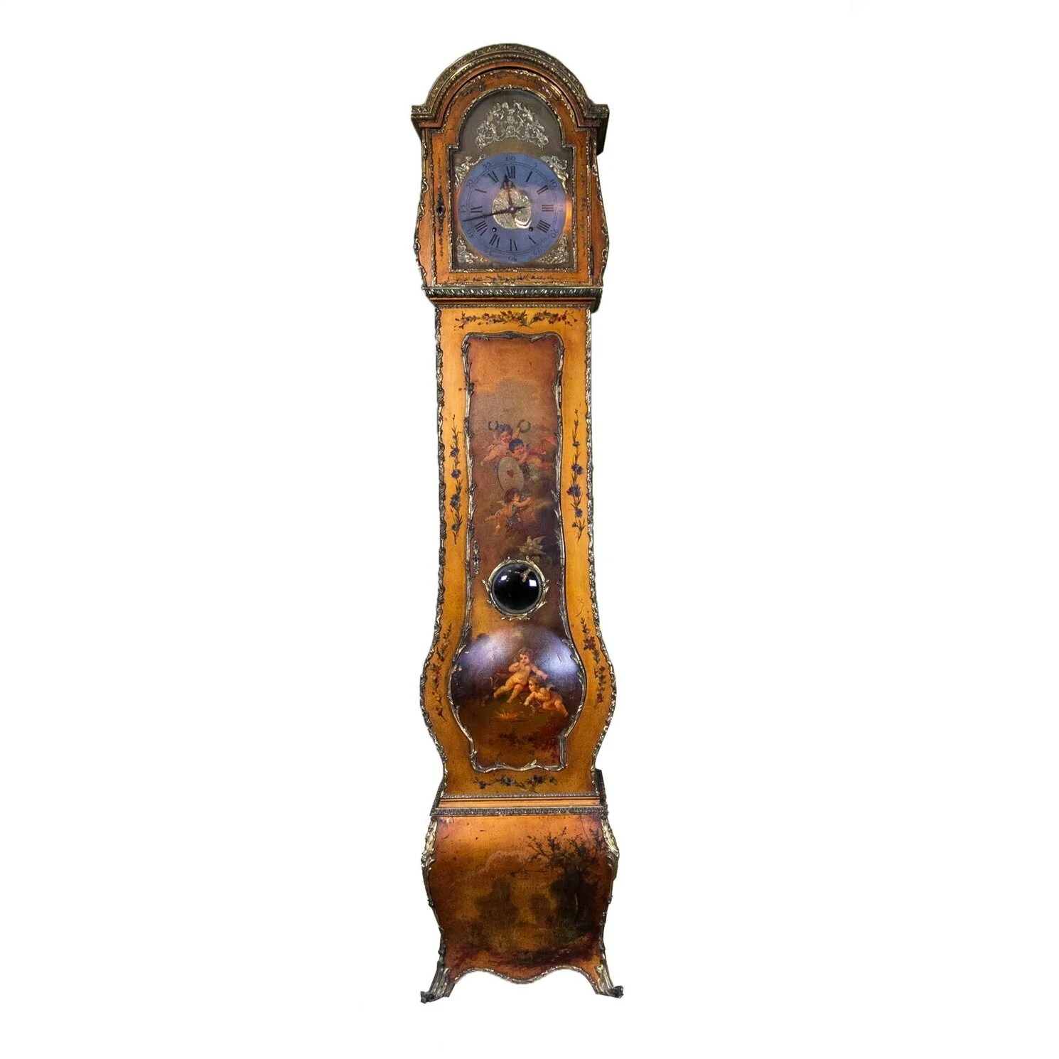 Vernis Martin Style Grandfather Clock