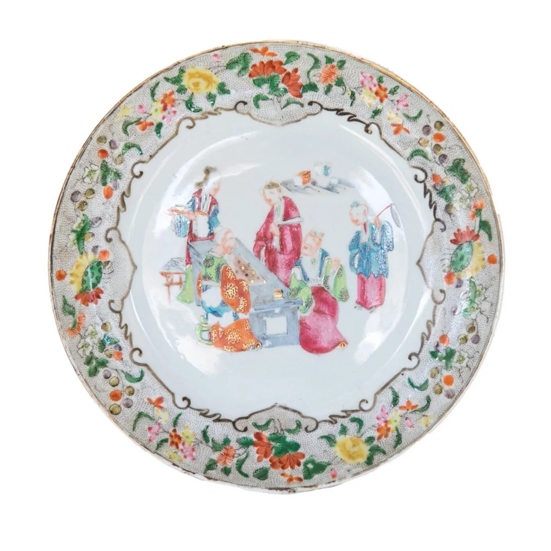 Chinese Rose Mandarin Plate