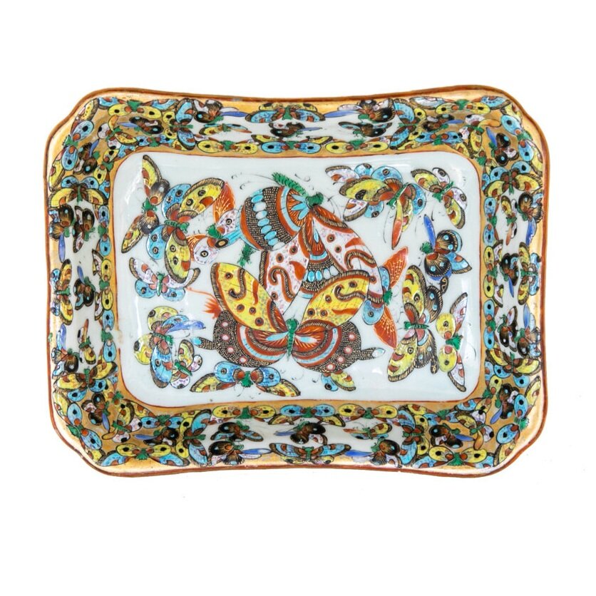 Chinese Thousand Butterfly Dish