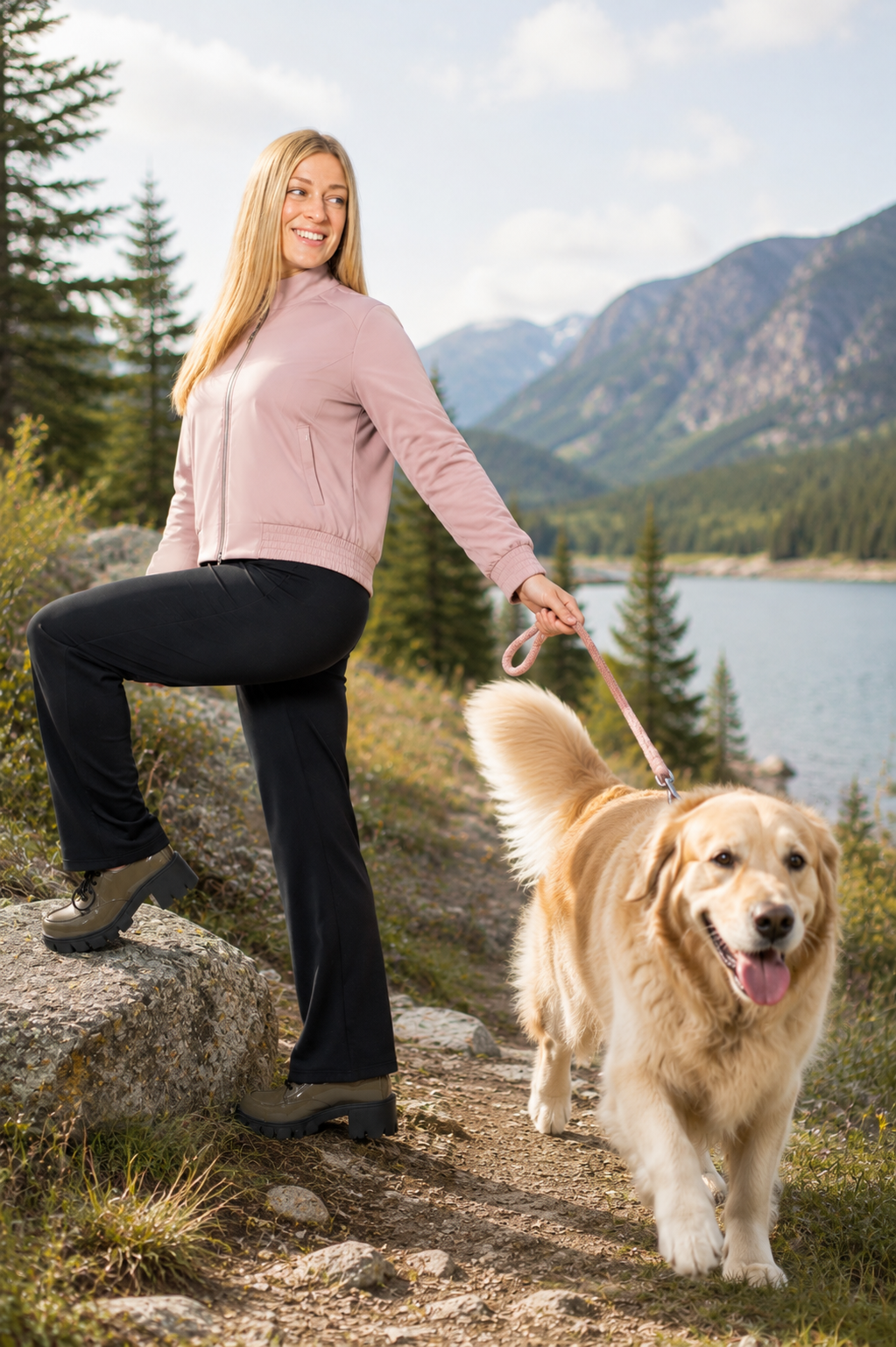 FLARE Boot-Cut Fleece Lined  Dog Walking Hiking Pant