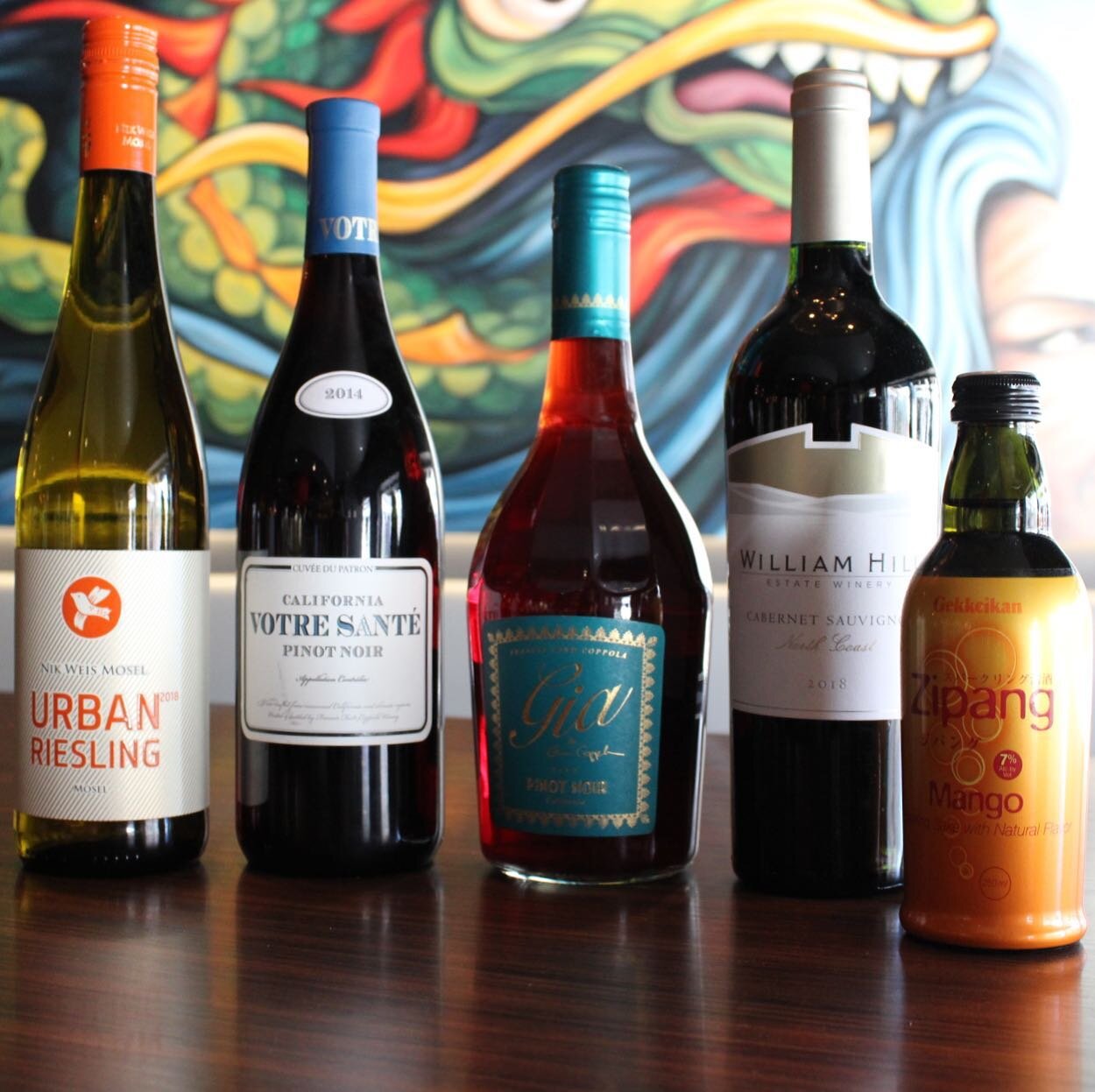 Let us introduce you to our current line-up for *HALF OFF SELECT WINE BOTTLE MONDAYS* 🍷 🥂 We&rsquo;ve included a delish sparkling mango Sake this go around. Take advantage of this offer at dine-in or with Take-out at your next visit #houseoflumarie