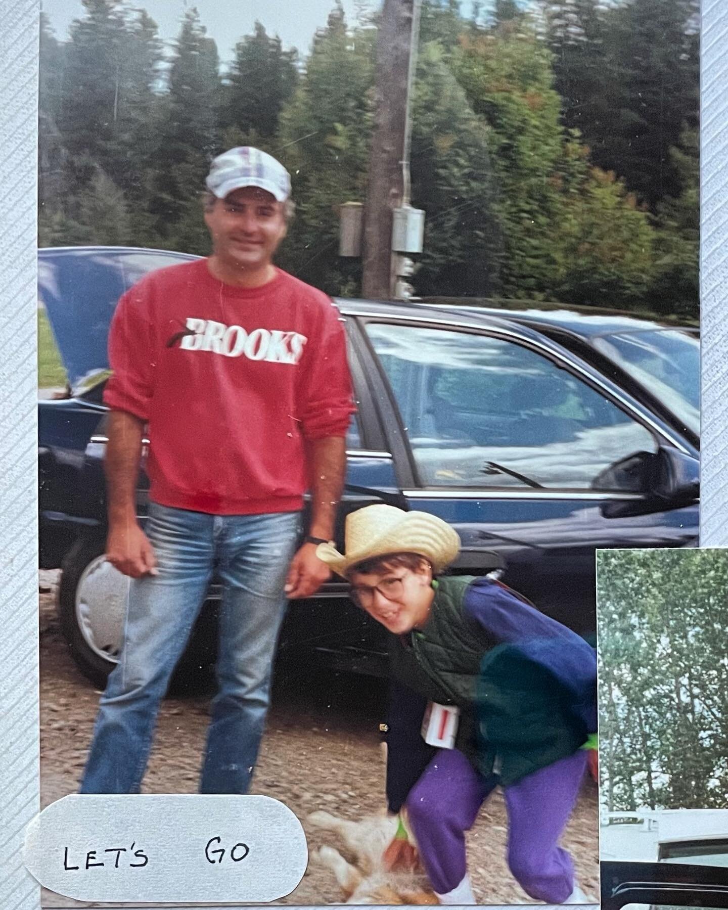 What&rsquo;s clear from this fuzzy photo from 1991 is that I have an awesome dad. 

It&rsquo;s pretty rad when your dad&rsquo;s name is the same as a shoe company&hellip; he wore lots of Brooks sweatshirts and baseball caps. He told me it was &ldquo;