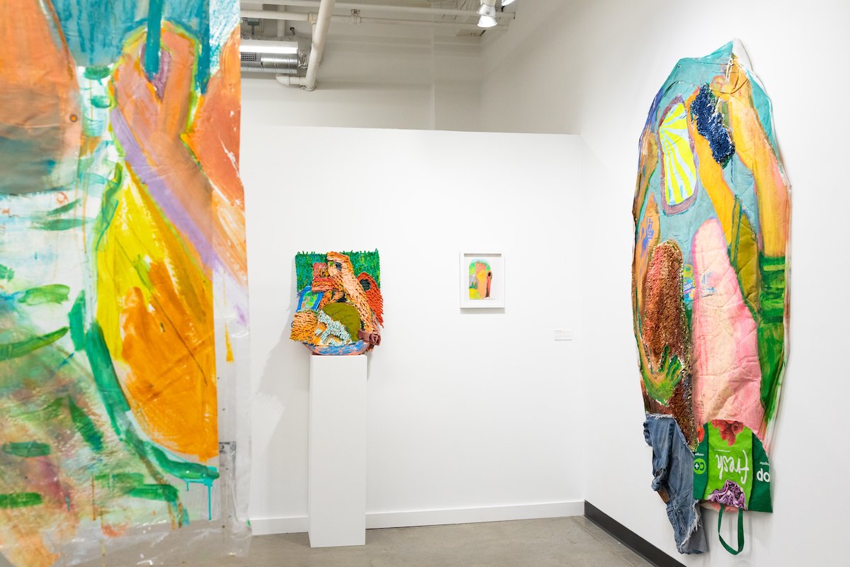  A solo exhibition of original drawings, paintings in acrylic, and mixed media installation works utilizing found objects and materials by Burlington-based artist and advocate, Corrine Yonce, hosted by Soapbox Arts. Explore featured artworks online, 