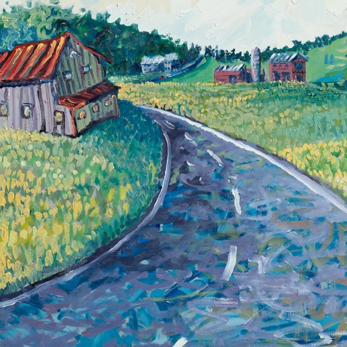 アート・デザイン・音楽 TRANSIT The Landscapes / The Portraits Vibrant Landscapes in Acrylic - Academy Art Museum