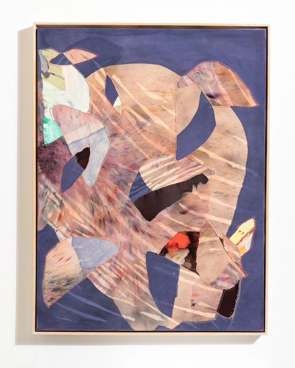 "Dear Tree" Original Mixed Media Abstract Painting by Kelsey Overstreet @ Soapbox Arts Gallery in Burlington, Vermont