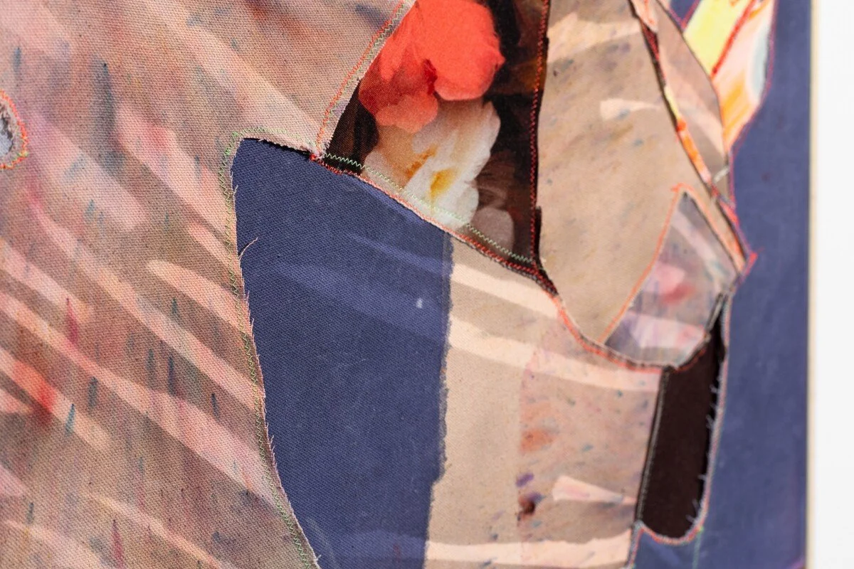 "Dear Tree" Original Mixed Media Abstract Painting by Kelsey Overstreet @ Soapbox Arts Gallery in Burlington, Vermont