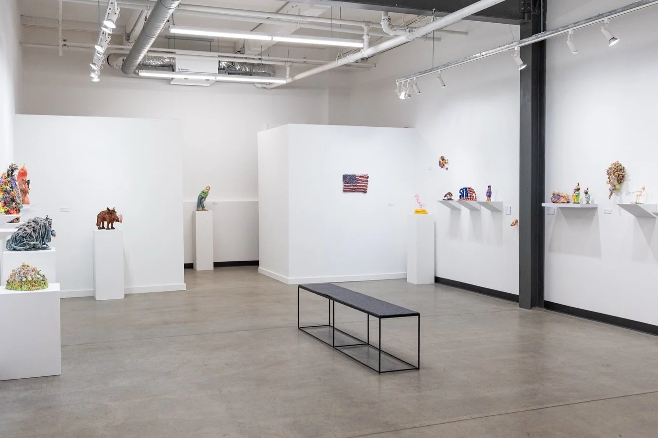 Today (Saturday, 4/25 until 3pm) is your last chance to experience @jennifer.mccandless&rsquo;s solo exhibition of original ceramic sculptures, 𝙔𝙤𝙪&rsquo;𝙧𝙚 𝘼𝙣 𝘼𝙣𝙞𝙢𝙖𝙡! 

While many of these surreal critters will be heading off to their n