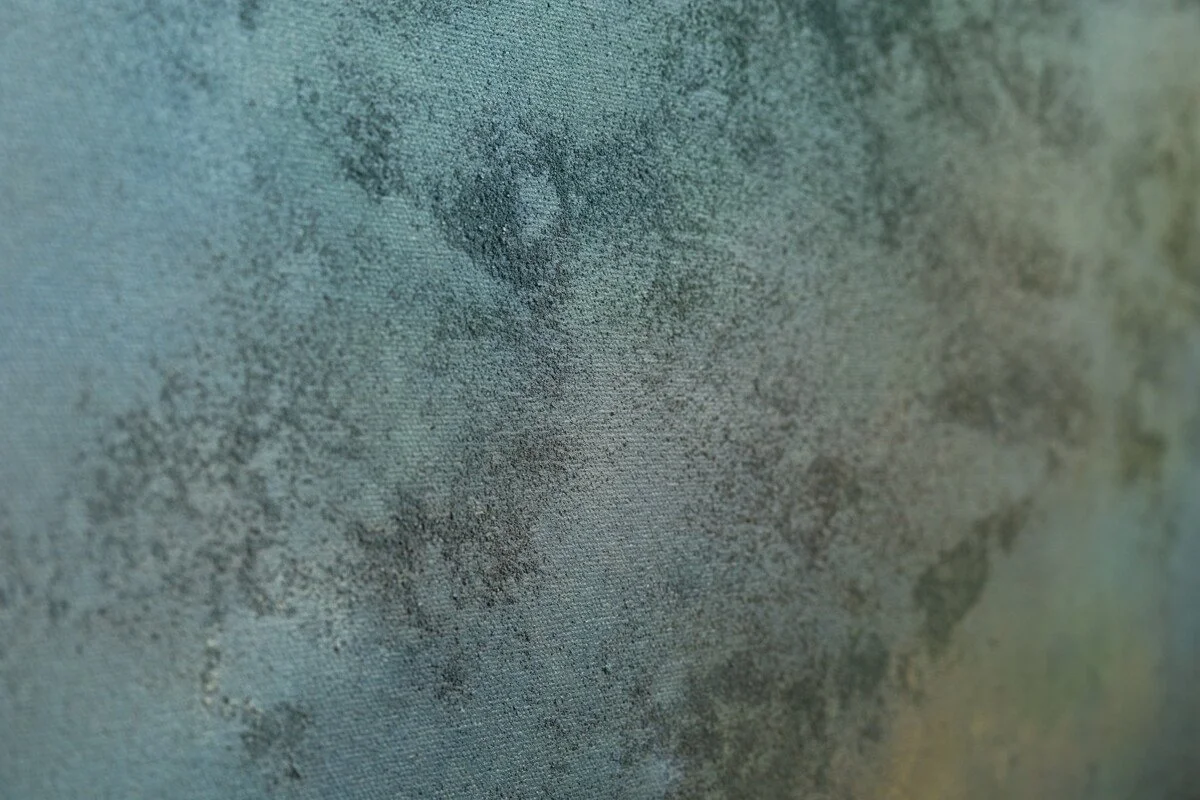 "Lake Sky No. 4" Original Mixed Media Abstract Painting by Annie Hejny @ Soapbox Arts Gallery in Burlington, Vermont