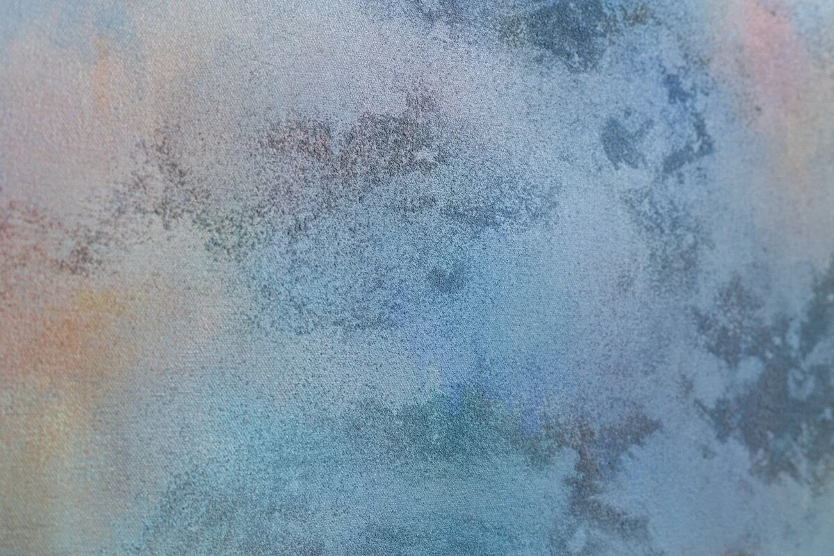 "Lake Sky No. 3" Original Mixed Media Abstract Painting by Annie Hejny @ Soapbox Arts Gallery in Burlington, Vermont