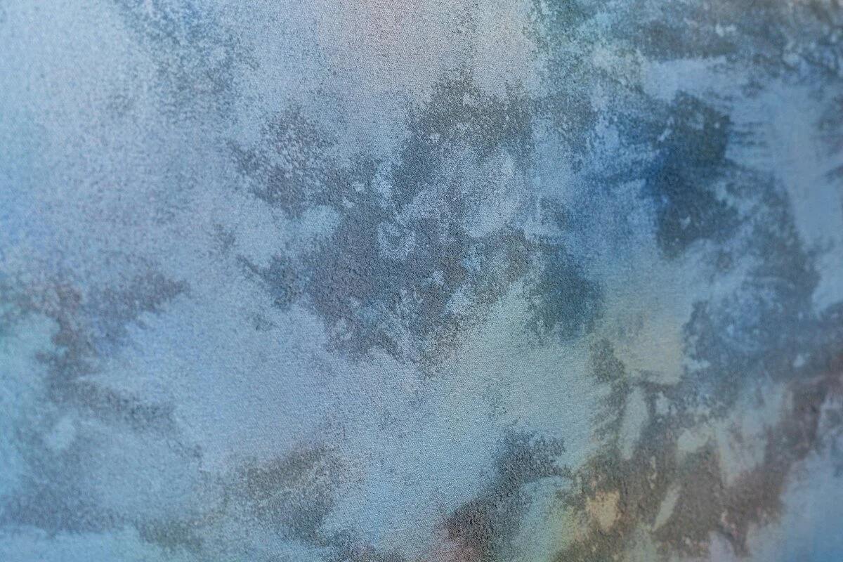 "Lake Sky No. 3" Original Mixed Media Abstract Painting by Annie Hejny @ Soapbox Arts Gallery in Burlington, Vermont