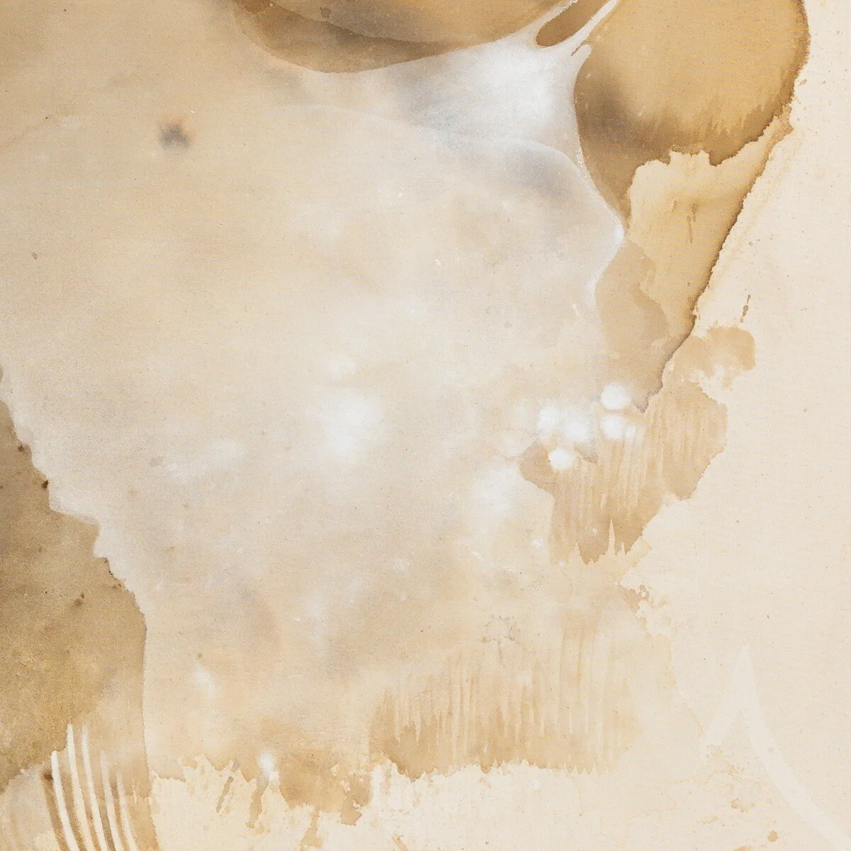 Minimalist abstract mixed media painting by Nicolle Cure at Soapbox Arts Gallery in Burlington, VT