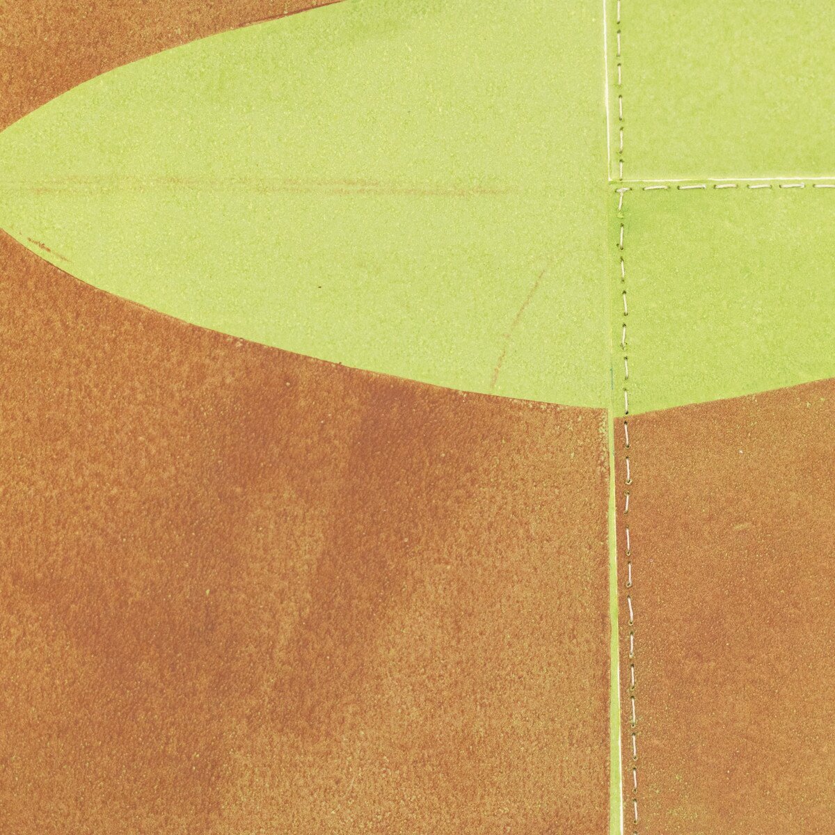 original geometric abstract monoprints with stitching on paper by Elise Whittemore for Soapbox Arts Gallery in Burlington, Vermont