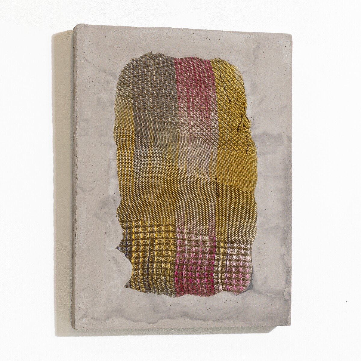 'Embrace in Marigold + Iron 2' Wall Sculpture by Crystal Gregory @ Soapbox Arts Gallery in VT