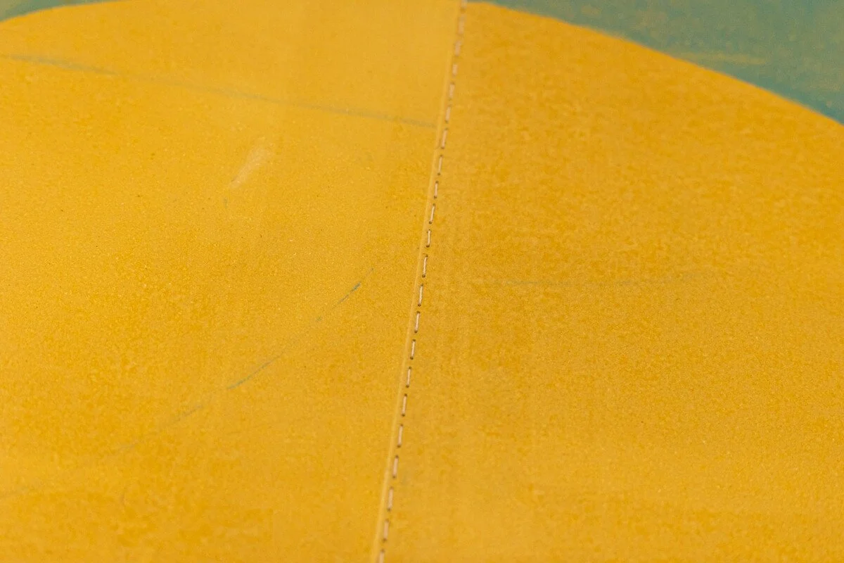 original geometric abstract monoprints with stitching on paper by Elise Whittemore for Soapbox Arts Gallery in Burlington, Vermont